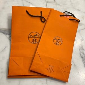 BUNDLE: Authentic Hermes Shopping bags